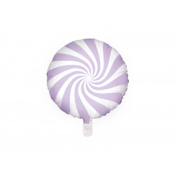Foil balloon Candy - light lilac, 35 cm