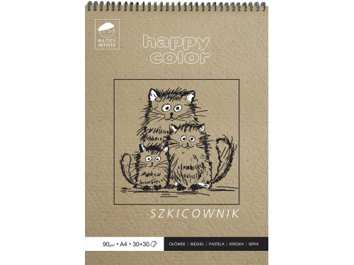 Sketchbook Young Artist A4 - Happy Color - spiral-bound