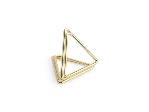 Stands for vignettes - triangles, gold