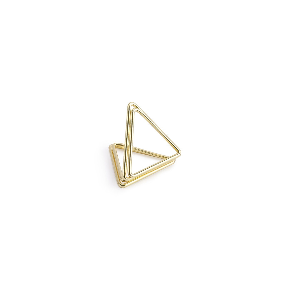 Stands for vignettes - triangles, gold