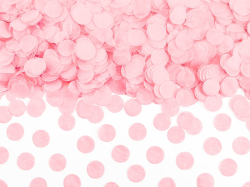 Paper confetti Circles - light pink, 15 g