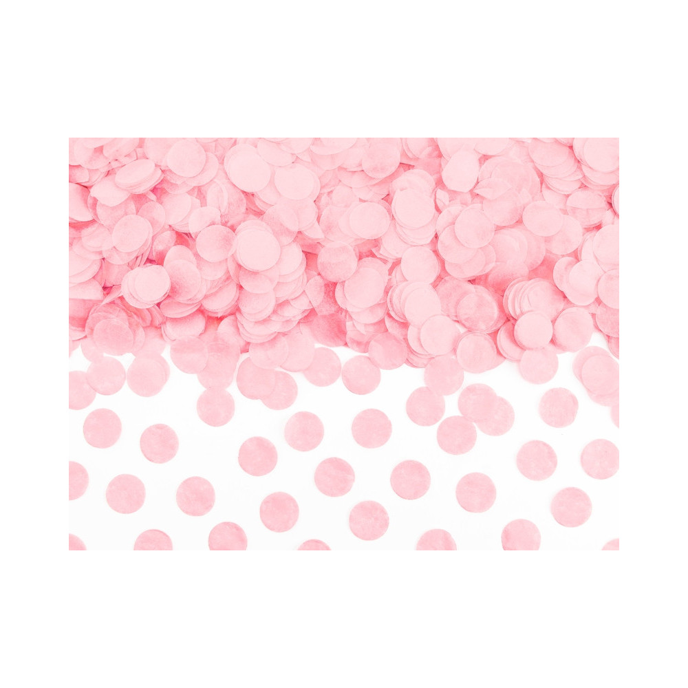 Paper confetti Circles - light pink, 15 g