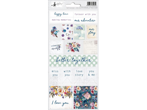 Sticker sheet When we first met 02, 10,5 x 23 cm