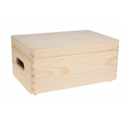 Box with lid small wooden...