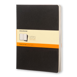 Notebook Moleskine Ruled Cahier Journals - Black - XL, 3 pcs