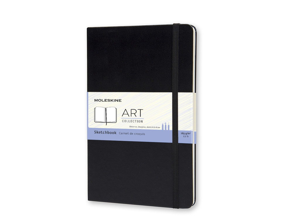 Sketchbook - Moleskine - hard, L, black, 104 pages