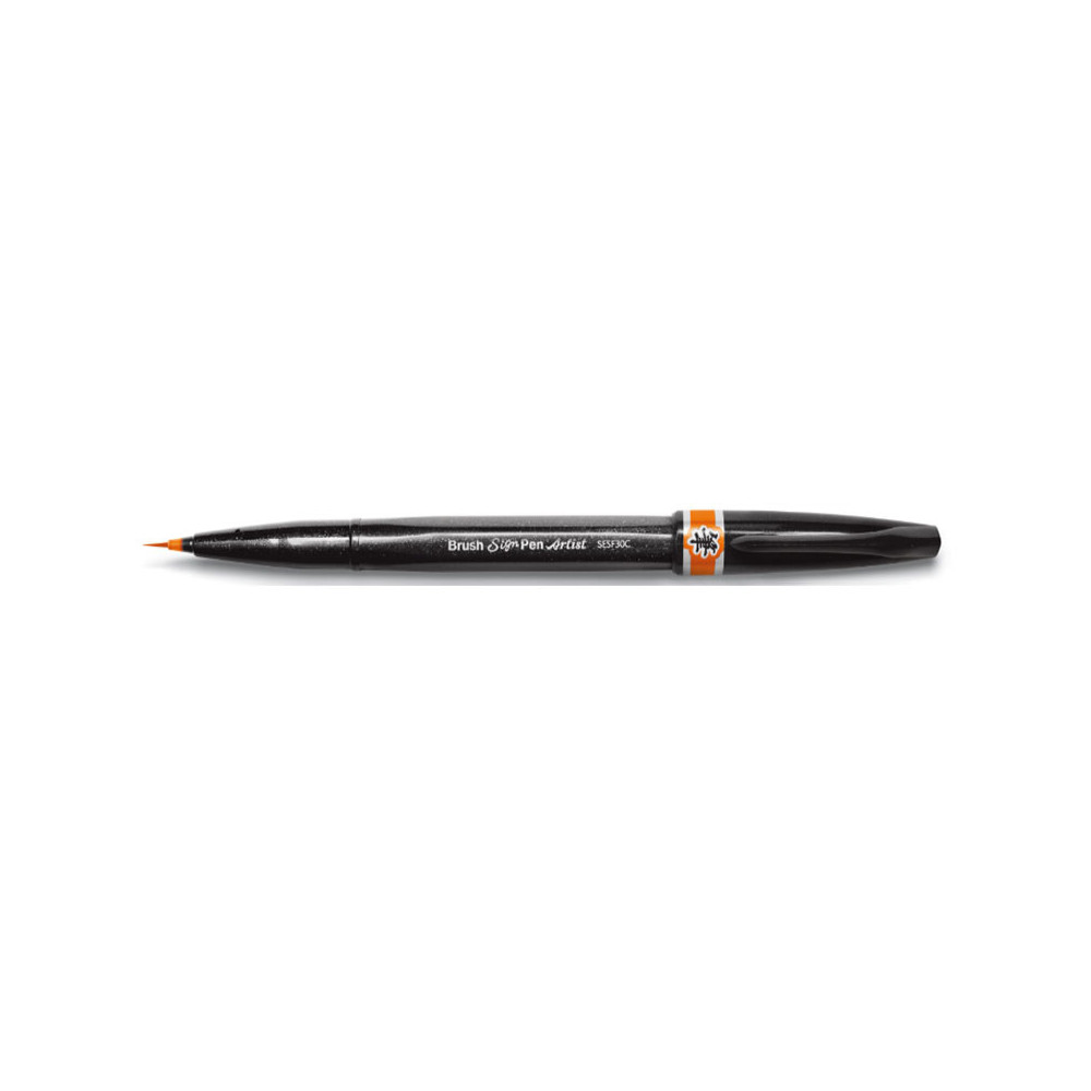 Marker Brush Sign Pen Artist F - Pentel - Orange