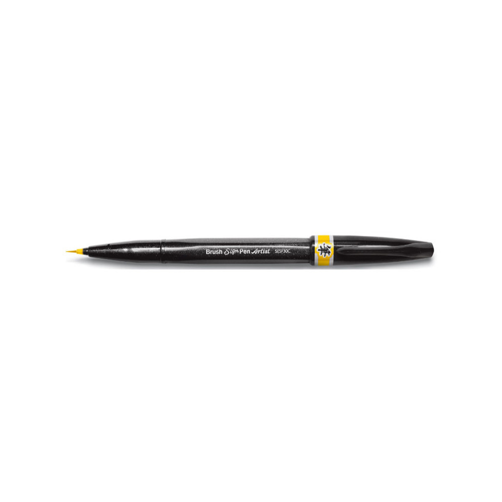 Marker Brush Sign Pen Artist G - Pentel - Yellow