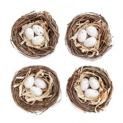 Decorative sockets with Easter eggs 5,5 cm, 4 pcs