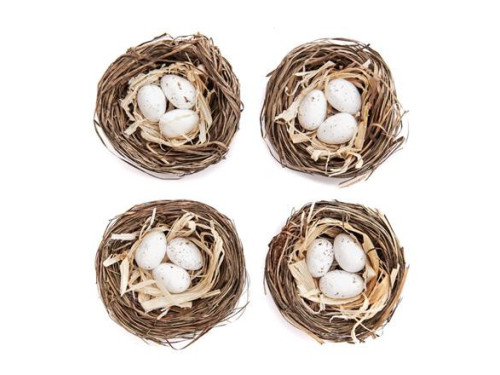 Decorative sockets with Easter eggs 5,5 cm, 4 pcs