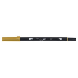 Pisak dwustronny Dual Brush Pen - Tombow - Dark Ochre