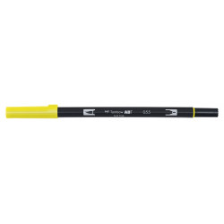 Pisak dwustronny Dual Brush Pen - Tombow - Process Yellow