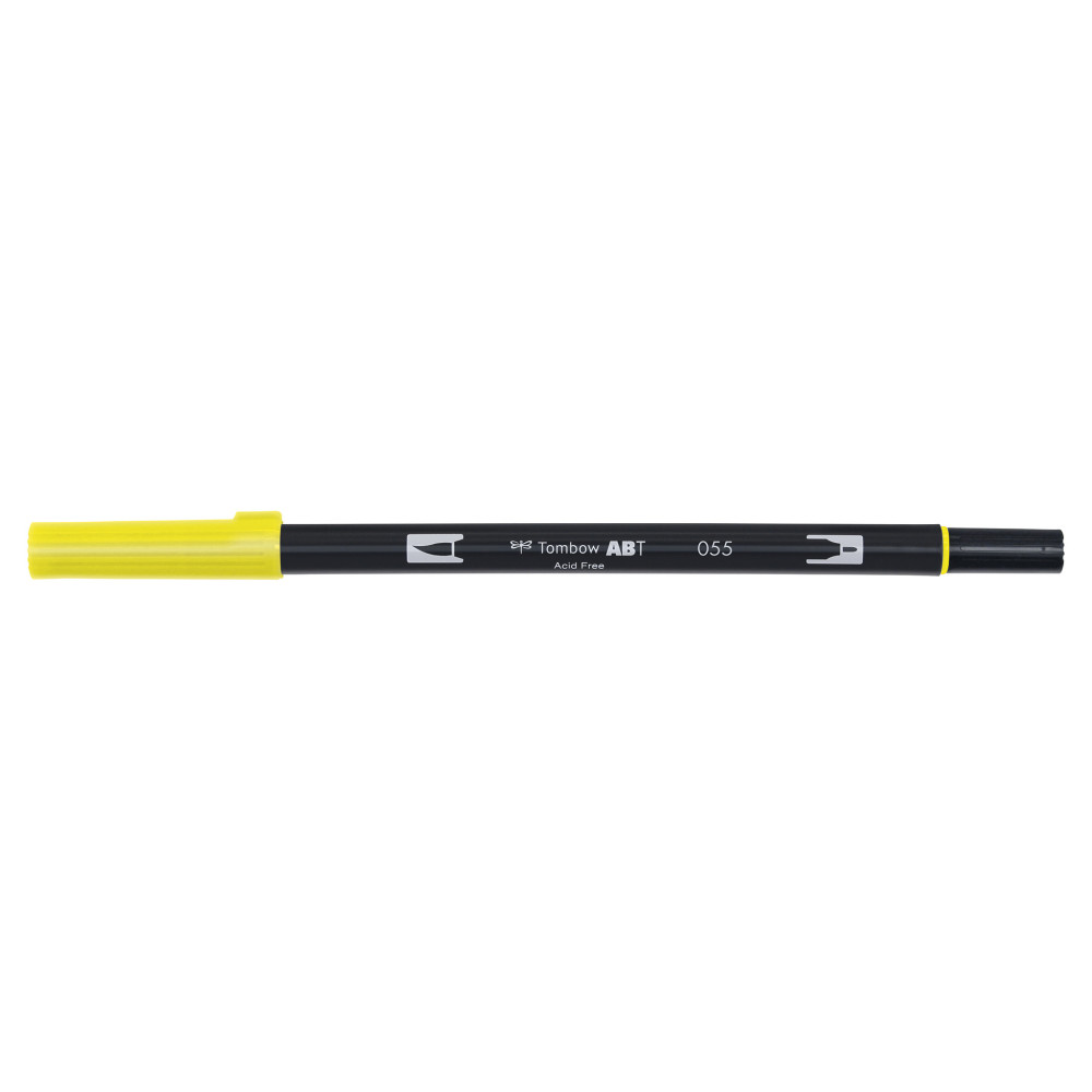 Pisak dwustronny Dual Brush Pen - Tombow - Process Yellow