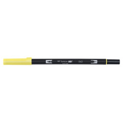 Pisak dwustronny Dual Brush Pen - Tombow - Pale Yellow