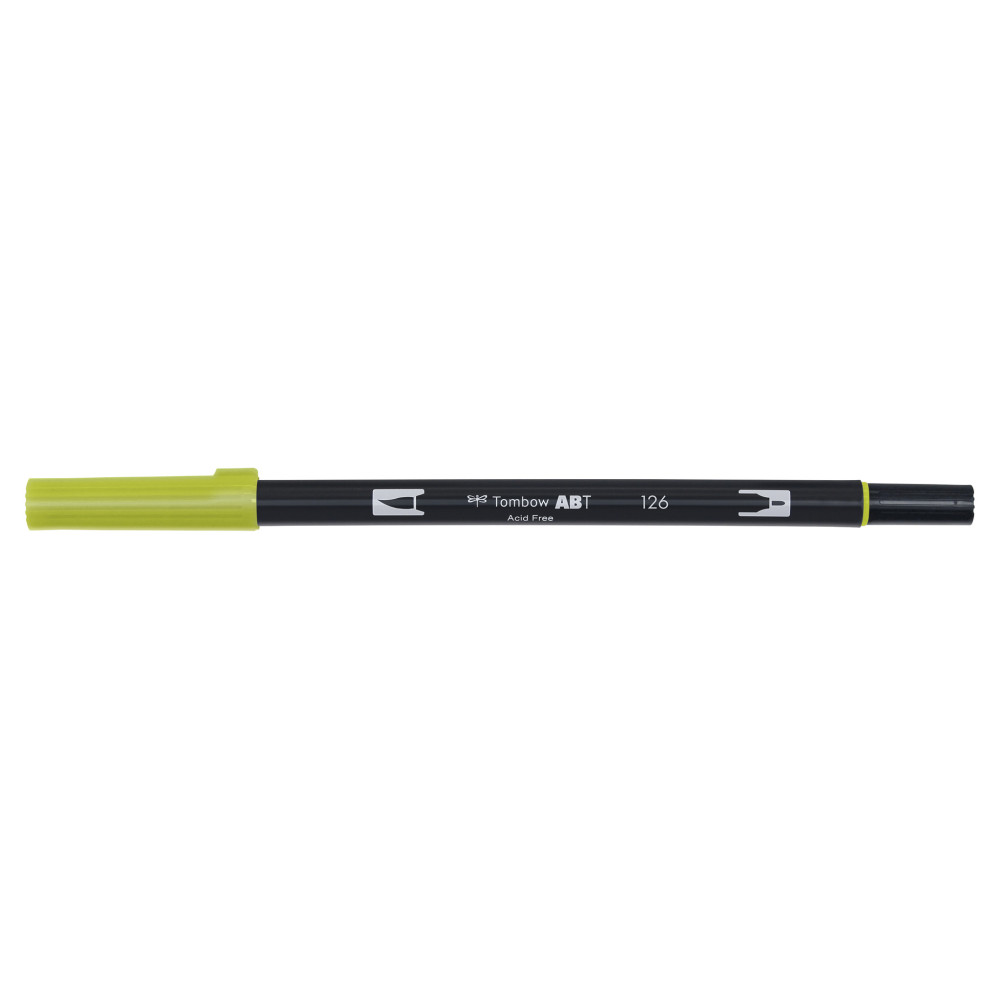 Pisak dwustronny Dual Brush Pen - Tombow - Light Olive