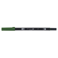 Pisak dwustronny Dual Brush Pen - Tombow - Dark Jade