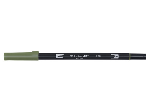 Pisak dwustronny Dual Brush Pen - Tombow - Grey Green