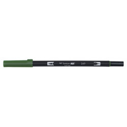 Dual Brush Pen - Tombow - Hunter green