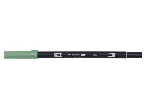 Pisak dwustronny Dual Brush Pen - Tombow - Holly Green