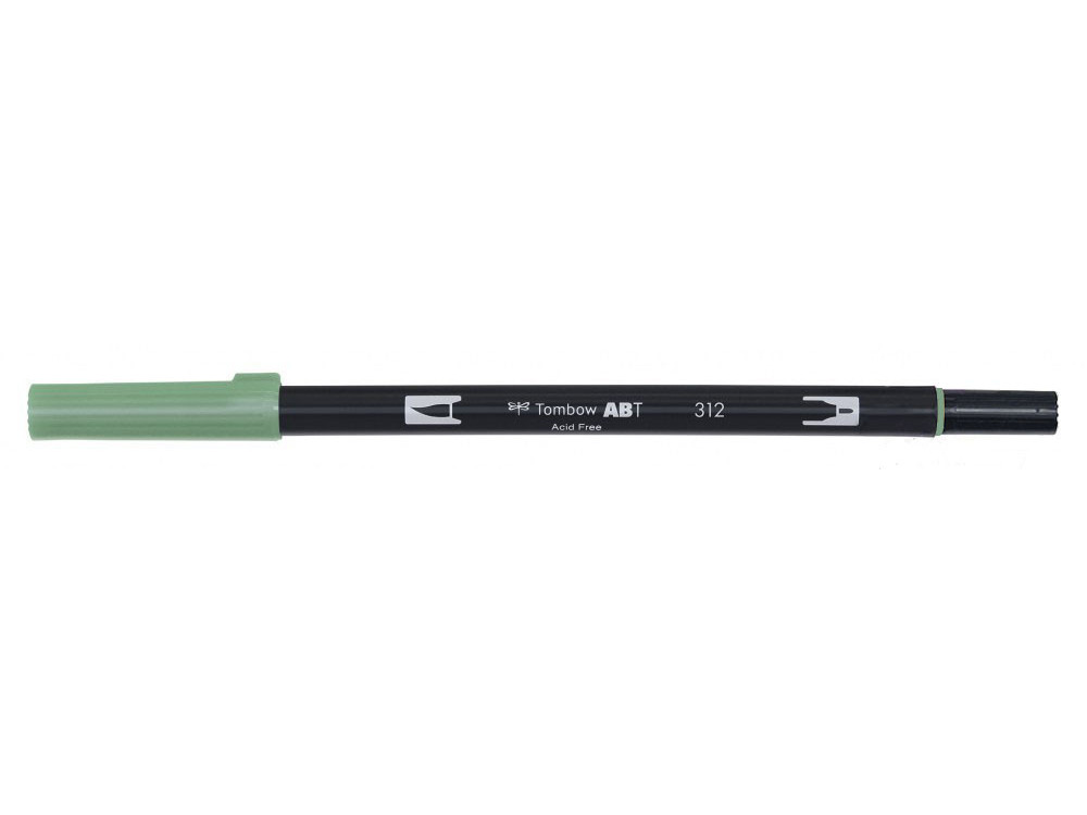 Dual Brush Pen - Tombow - Holly Green