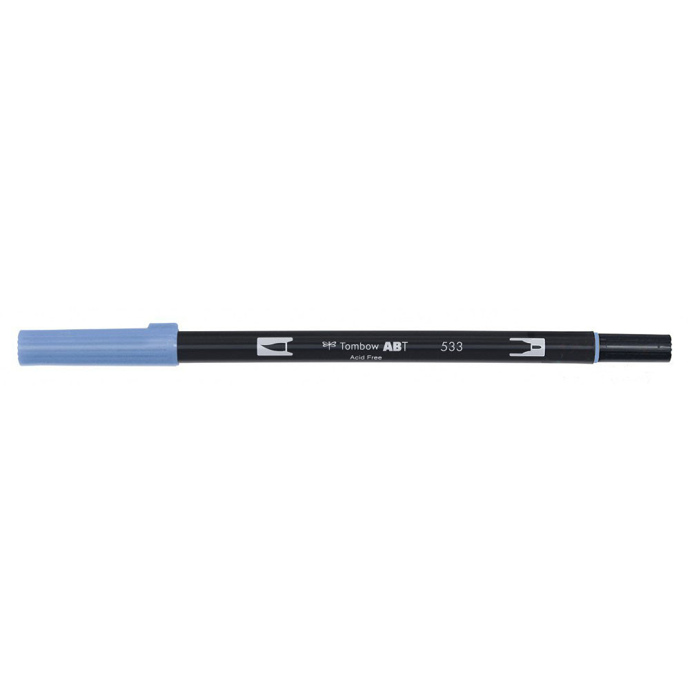 Pisak dwustronny Dual Brush Pen - Tombow - Peacock Blue