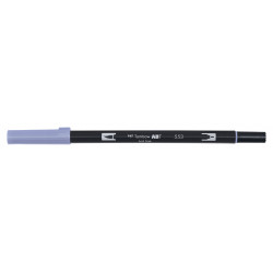Pisak dwustronny Dual Brush Pen - Tombow - Mist Purple