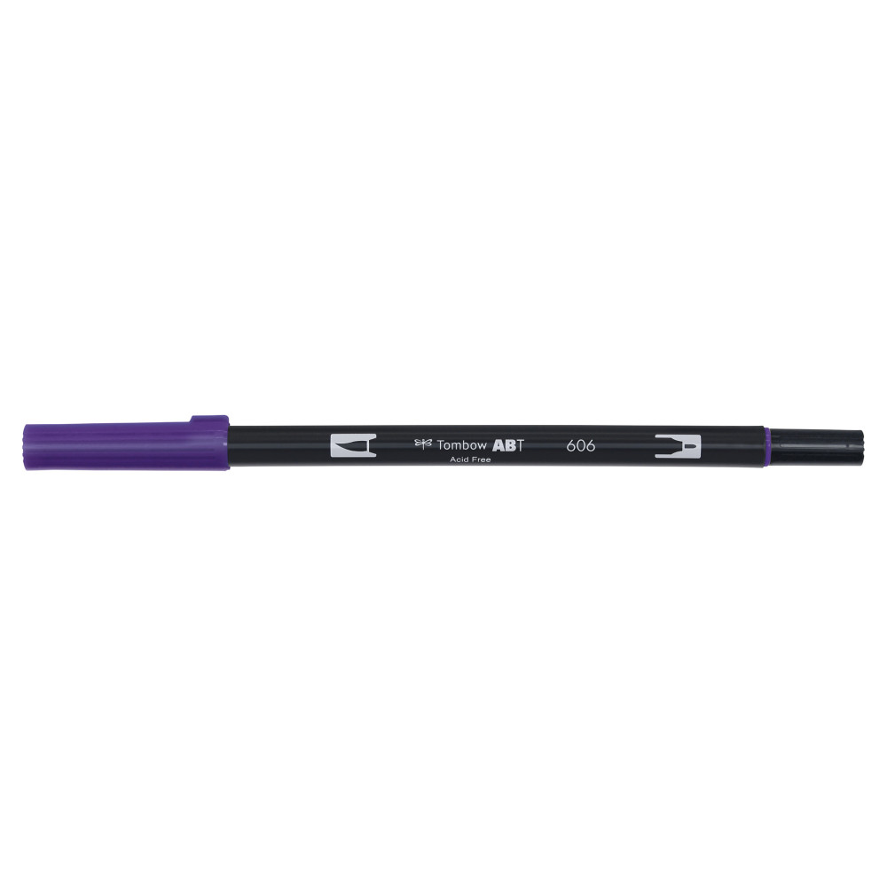 Pisak dwustronny Dual Brush Pen - Tombow - Violet