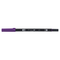 Pisak dwustronny Dual Brush Pen - Tombow - Royal Purple