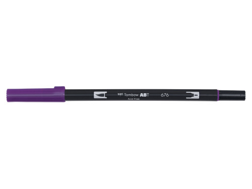 Pisak dwustronny Dual Brush Pen - Tombow - Royal Purple