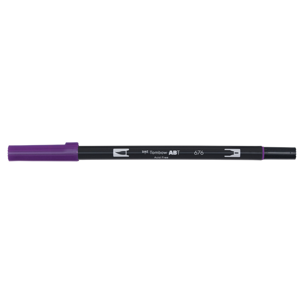 Pisak dwustronny Dual Brush Pen - Tombow - Royal Purple