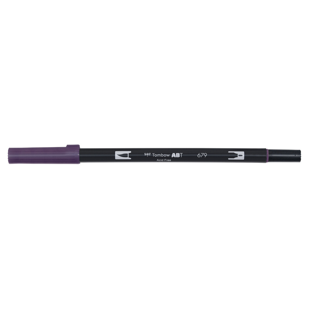 Pisak dwustronny Dual Brush Pen - Tombow - Dark Plum