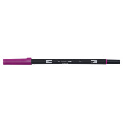 Pisak dwustronny Dual Brush Pen - Tombow - Deep Magenta