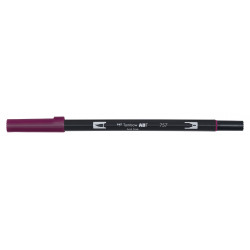 Dual Brush Pen - Tombow - Port Red