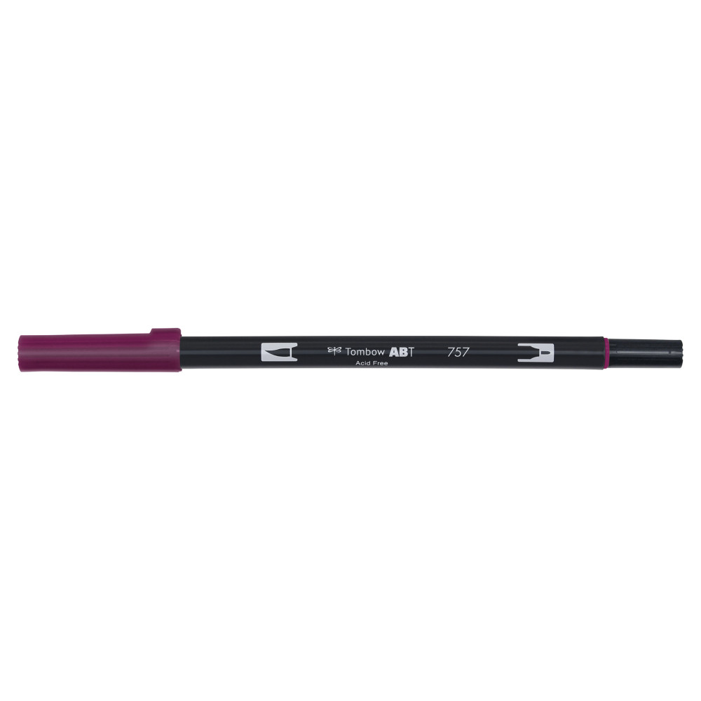 Pisak dwustronny Dual Brush Pen - Tombow - Port Red