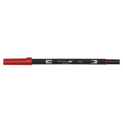 Pisak dwustronny Dual Brush Pen - Tombow - Carmine