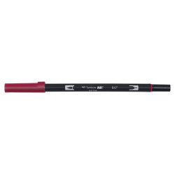 Pisak dwustronny Dual Brush Pen - Tombow - Crimson