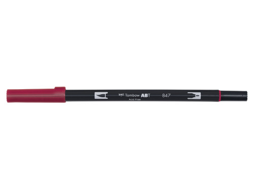Pisak dwustronny Dual Brush Pen - Tombow - Crimson