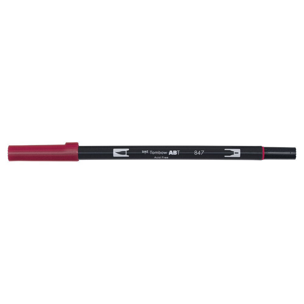 Pisak dwustronny Dual Brush Pen - Tombow - Crimson