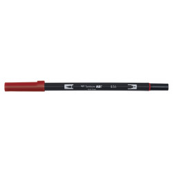 Pisak dwustronny Dual Brush Pen - Tombow - Chinese Red