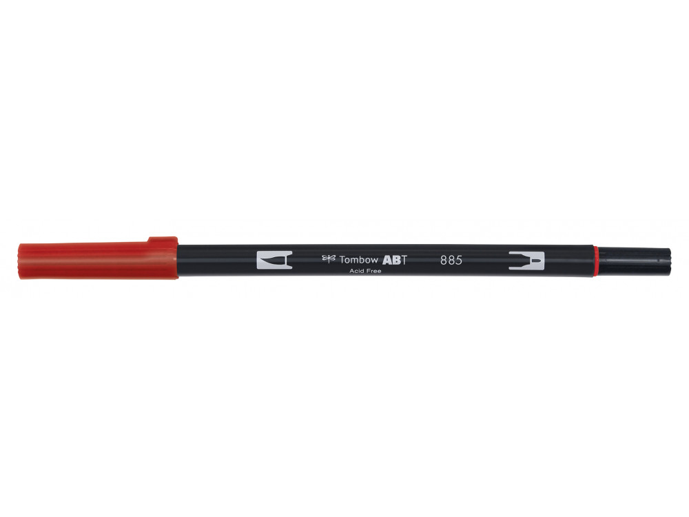 Pisak dwustronny Dual Brush Pen - Tombow - Warm Red