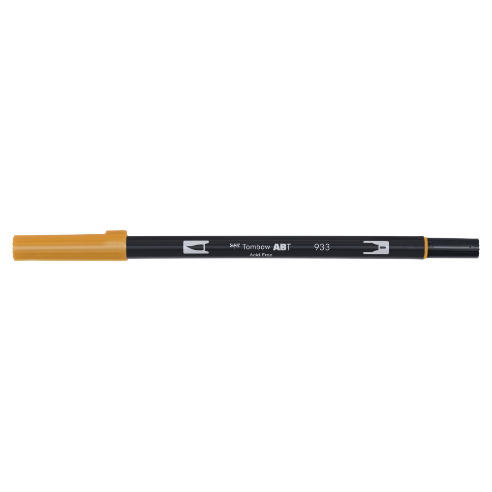 Pisak dwustronny Dual Brush Pen - Tombow - Orange