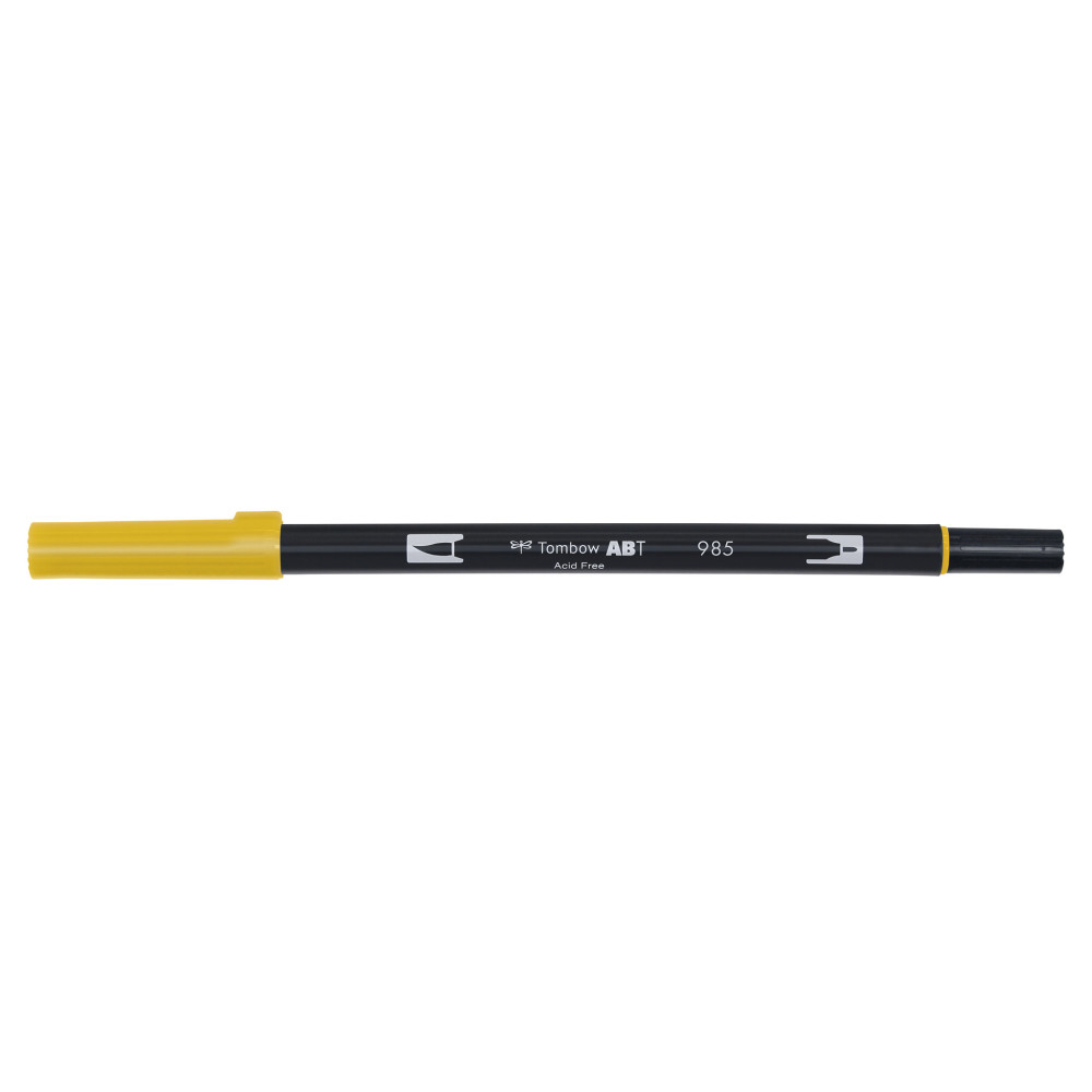 Pisak dwustronny Dual Brush Pen - Tombow - Chrome Yellow