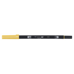 Pisak dwustronny Dual Brush Pen - Tombow - Light Ochre