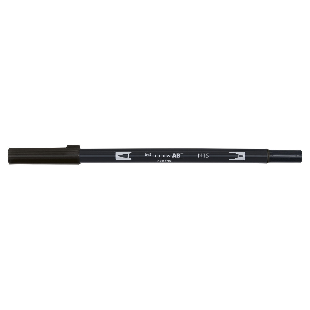 Dual Brush Pen - Tombow - Black