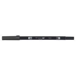 Pisak dwustronny Dual Brush Pen - Tombow - Lamp Black