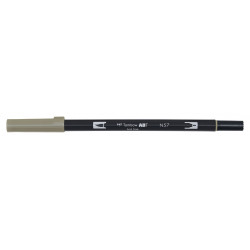 Pisak dwustronny Dual Brush Pen - Tombow - Warm Grey 5