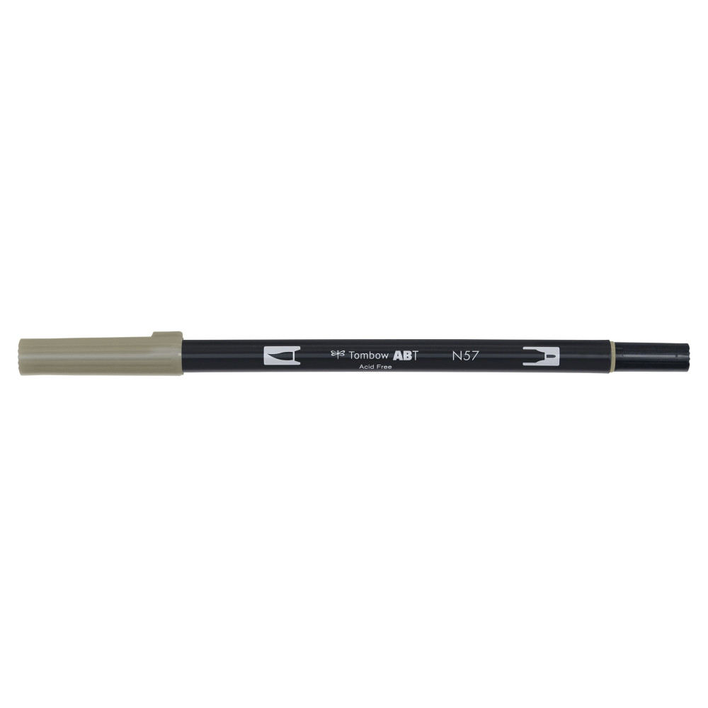 Pisak dwustronny Dual Brush Pen - Tombow - Warm Grey 5