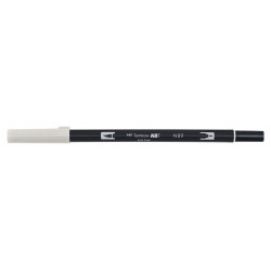 Pisak dwustronny Dual Brush Pen - Tombow - Warm Grey 1