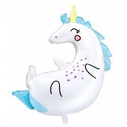 Unicorn foil balloon - 70 x 75 cm