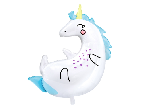 Unicorn foil balloon - 70 x 75 cm